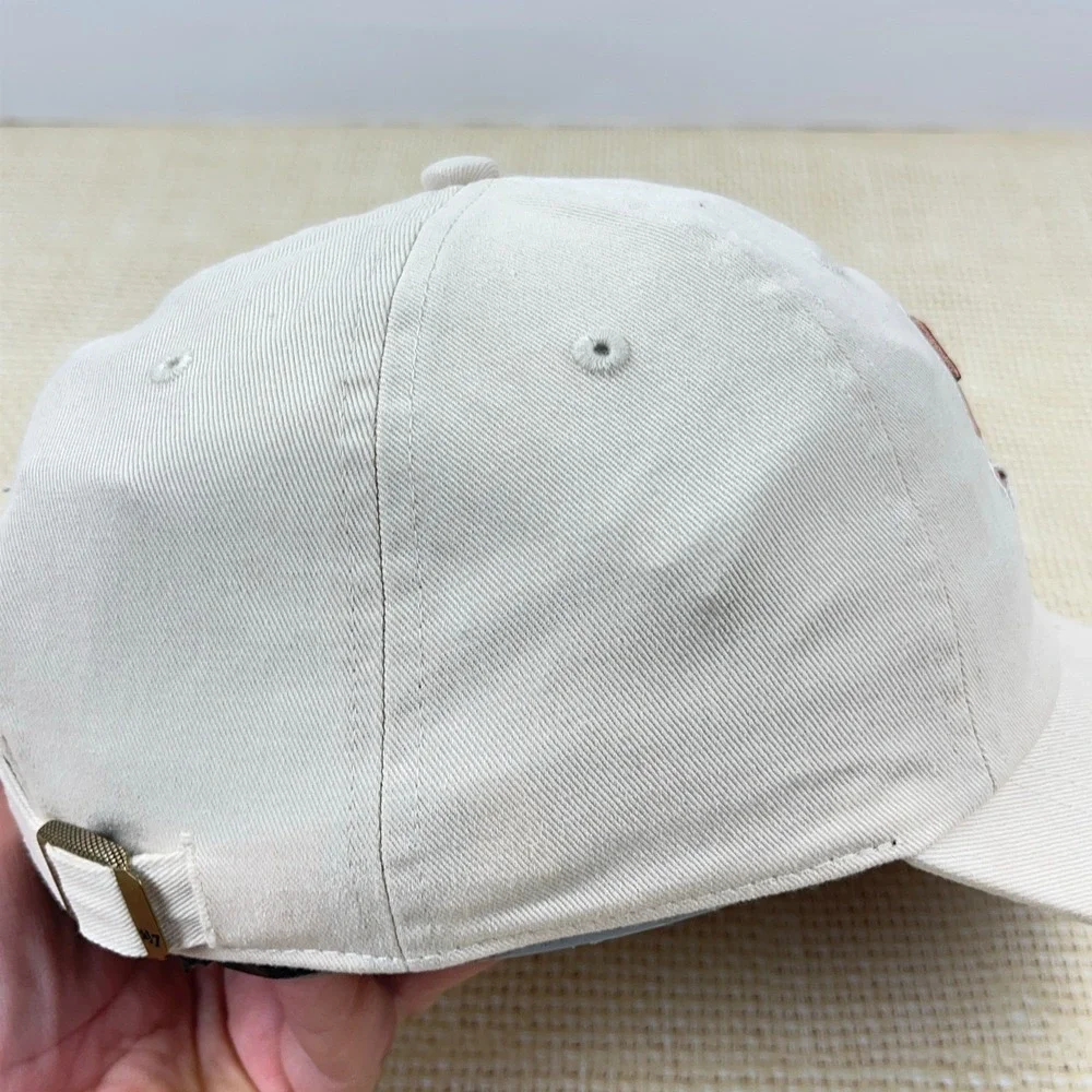Cincinnati Bengals Hat Cap Strap Back Womens Tan Rose Gold Ladies Dad Adjustable